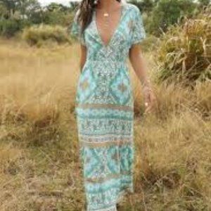Boho Women's Summer Dress Beautiful Sz 8